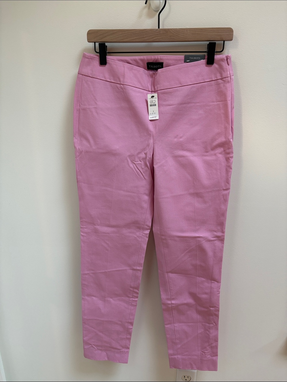 Talbots Light Pink Slim Ankle Pants